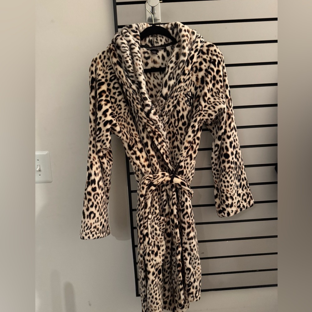 Victoria's Secret Leopard Print Teddy Jacket